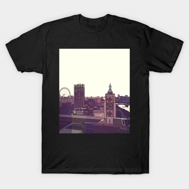 The OXO Tower, London T-Shirt by juliechicago